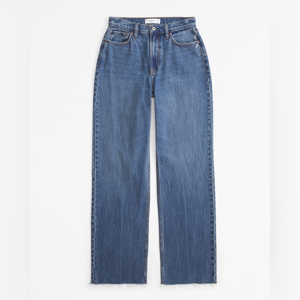 Abercrombie High Rise Loose Jean